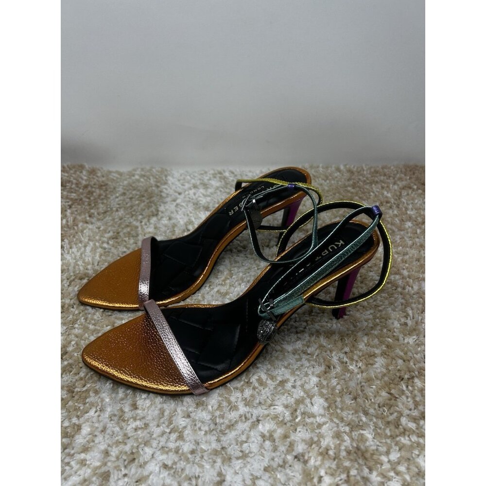 NWOT Kurt Geiger Gold and Purple Heels